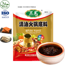 Worth quality disburden instant food 150g/bag vegetable oil hot pot sauce